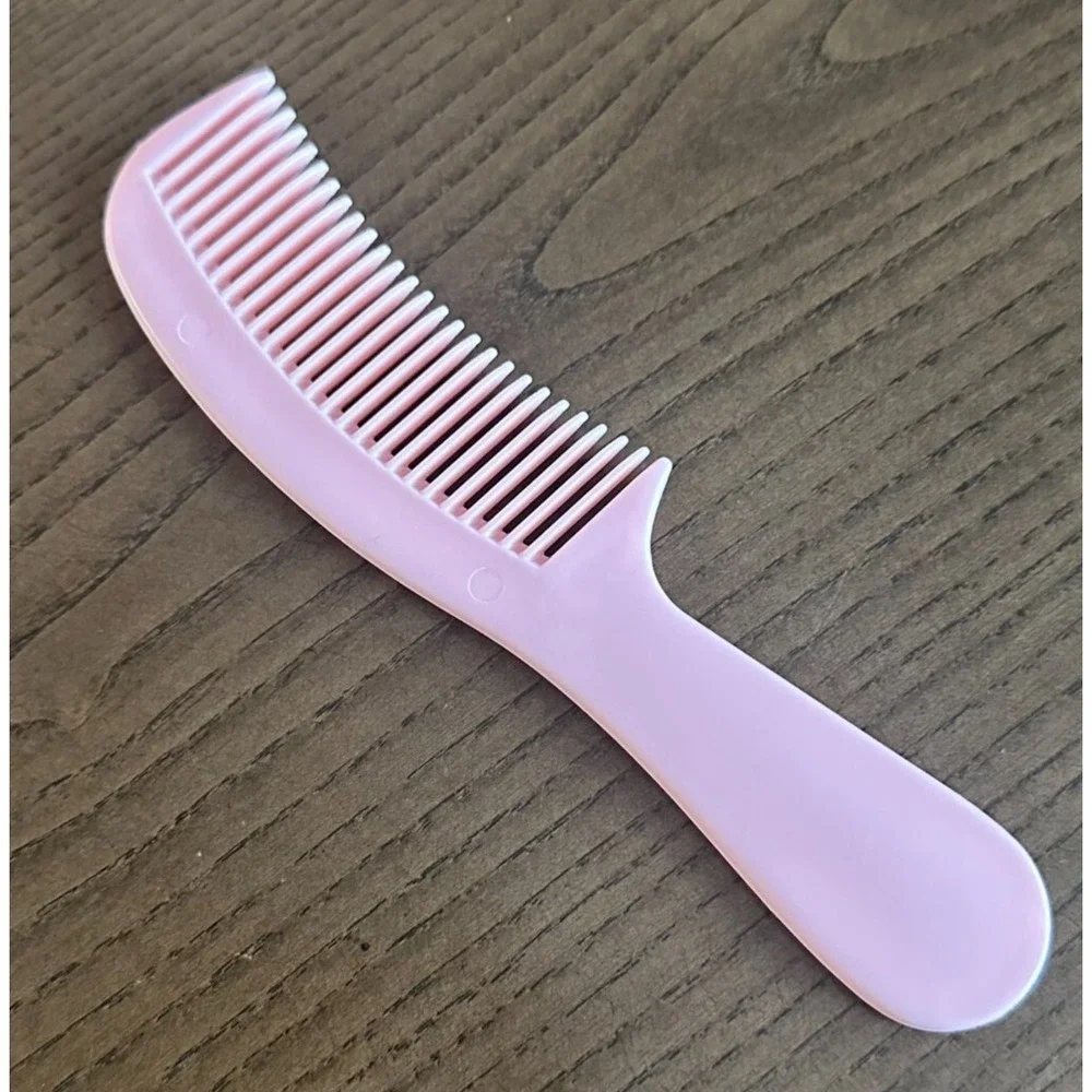 Vintage 80s GOODY Plastic Super Hair Comb‎ Purse Size Unbreakable Pink USA